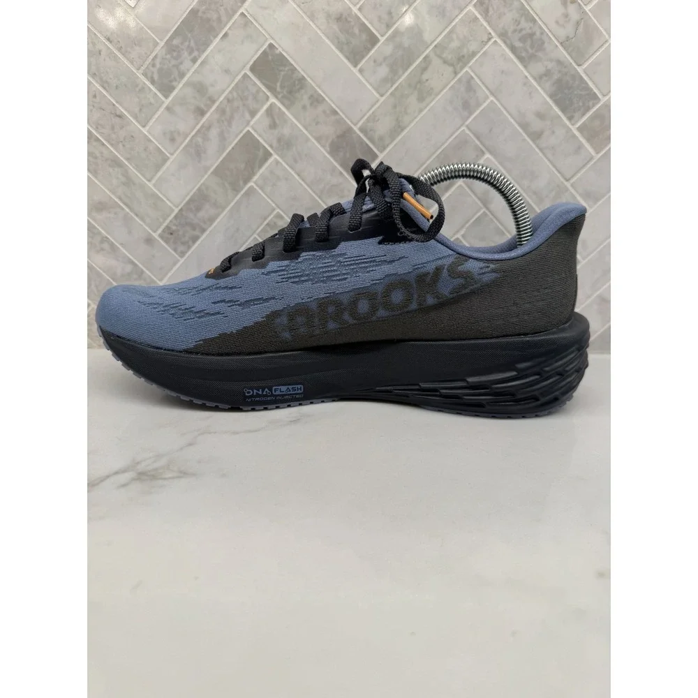 Brooks Launch 11 Running Shoes Mens Size 9 D 9D Blue Black Athletic Sneakers